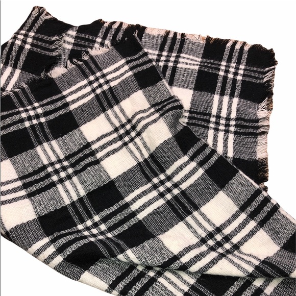 Buffalo check plaid flannel scarf - Picture 2 of 4